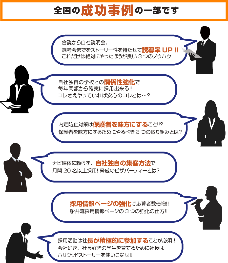 全国の成功事例の一部です